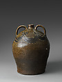 Dave (later recorded as David Drake) (American, ca. 1801–1870s), Alkaline-glazed stoneware with kaolin and iron slip