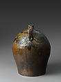 Dave (later recorded as David Drake) (American, ca. 1801–1870s), Alkaline-glazed stoneware with kaolin and iron slip