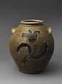 Unrecorded  Edgefield District potter (American), Alkaline-glazed stoneware with kaolin and iron slip, American