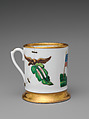 Mug, Possibly Tucker Factory (1826–1838), Porcelain