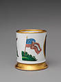 Mug, Possibly Tucker Factory (1826–1838), Porcelain