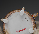 Partial tea set (teapot, sugar bowl, cream pitcher, slop bowl), Union Porcelain Works (1863–1922), Porcelain; allover blue ground with delicate gilded and enamel decoration
