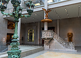 All Angels' Church Pulpit and Choir Rail, Karl Theodore Bitter (American (born Austria), Vienna 1867–1915 New York), Limestone, oak, and walnut, American