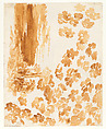 Leaves, John Singer Sargent (American, Florence 1856–1925 London), Watercolor on white wove paper, American