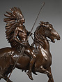 Indian Warrior, Alexander Phimister Proctor (American, Bosanquet, Ontario 1860–1950 Palo Alto, California), Bronze, American