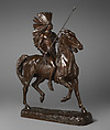 Indian Warrior, Alexander Phimister Proctor (American, Bosanquet, Ontario 1860–1950 Palo Alto, California), Bronze, American