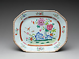Platter, Porcelain, Chinese for export