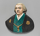 George Washington in Japanese Costume, Attributed to Miyagawa Kozan (1842–1916), Porcelain, Japanese