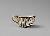 Cup and saucer, Ott and Brewer (American, Trenton, New Jersey, 1871–1893), Porcelain, American