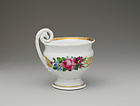 Cup and Saucer, Tucker Factory (1826–1838), Porcelain, American