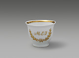 Cup and Saucer, Tucker Factory (1826–1838), Porcelain, American