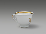 Cup and Saucer, Tucker Factory (1826–1838), Porcelain, American