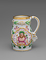 Mug, Union Porcelain Works (1863–1922), Porcelain, American