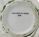 Mug, Union Porcelain Works (1863–1922), Porcelain, American