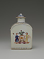 Tea Caddy, Porcelain, Chinese