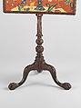 Firescreen, Thomas Affleck (1740–1795), Mahogany, walnut, brass, American