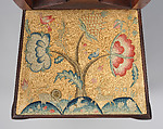 Side Chair, Painted maple, pine; crewel wool, linen, American