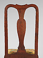 Side Chair, Painted maple, pine; crewel wool, linen, American