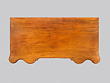 Writing Table, Mahogany, sweet gum, yellow pine, Atlantic white cedar, yellow poplar; brass, American