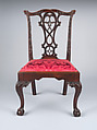 Side Chair, Mahogany, yellow pine, American