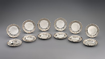 Ice Cream Plate from Mackay Service, Tiffany & Co. (1837–present), Silver, American