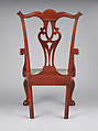 Armchair, Attributed to Eliphalet Chapin (American, East Windsor, Connecticut, 1741–1807), Cherry, white pine, modern upholstery, American