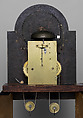 Movement - Peter Stretch (American, 1670–1746), Mahogany, pine; brass, steel, iron, bronze, silver, glass, American