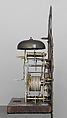 Movement - Peter Stretch (American, 1670–1746), Mahogany, pine; brass, steel, iron, bronze, silver, glass, American