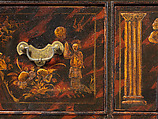 Chest of Drawers, Japanned maple, japanned white pine, white pine; brass, American