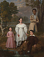 Bélizaire and the Frey Children, Jacques Guillaume Lucien Amans Franco-American, Oil on canvas