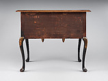 Dressing table, Japanned maple, japanned white pine, white pine, japanned birch; brass, American