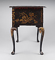 Dressing table, Japanned maple, japanned white pine, white pine, japanned birch; brass, American