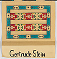 Gertrude Stein (1874–1946), Mary Sully (Dakota, 1896–1963), Colored pencil, pastel crayon, ink, and graphite on paper, Dakota