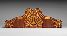 High Chest of Drawers, Walnut , white pine, burl walnut veneers, mahogany; brass, American