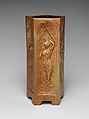Vase, Chelsea Keramic Art Works (1872–1889), Earthenware, American