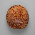 Gourd Bowl Commemorating Independence from Spain, Unknown Artist, Carved tree gourd (Cresentia cujeta), pigment, Mexican (Oaxaca)