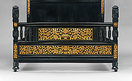 Bedstead, Herter Brothers (German, active New York, 1864–1906), Cherry, American