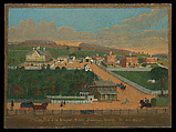 View of the Schuylkill County Almshouse Property, Charles C. Hofmann (1820–1882), Oil on canvas, American