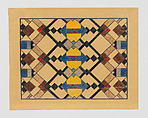 Three Stages of Indian History: Pre-Columbian Freedom, Reservation Fetters, the Bewildering Present, Mary Sully (Dakota, 1896–1963), Colored pencil, pastel crayon, ink, and graphite on paper, Dakota