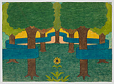 Jane Withers (1926–2021), Mary Sully (Dakota, 1896–1963), Colored pencil, wax crayon, ink, and graphite on paper, Dakota