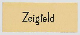 Ziegfeld (Florenz Ziegfeld, Jr., 1867–1932), Mary Sully (Dakota, 1896–1963), Colored pencil, pastel crayon, ink, and graphite on paper, Dakota