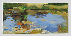 The Brook, Purtud, Emily Sargent  American, Watercolor on paper, American