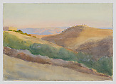 Landscape, Brittany, Emily Sargent  American, Watercolor, opaque watercolor, and graphite on paper, American