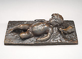 Sleeping Faun, Edward Clark Potter (1857–1923), Bronze, American