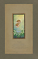 Design for window, Louis C. Tiffany (American, New York 1848–1933 New York), Watercolor and graphite on paper mounted on board in original matt, American