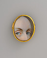 Lover's Eyes, Watercolor on ivory, American