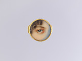 Eye of Maria Miles Heyward, Edward Greene Malbone (1777–1807), Watercolor on ivory, American