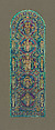 Design for "Angels of Praise" medallion window for Mr. Frederick C. Durant, Philadelphia, Pennsylvania, Louis C. Tiffany (American, New York 1848–1933 New York), Watercolor, gouache, and ink on paper mounted on board removed from original matt, American