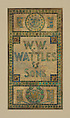 Design for a mosaic wall panel, Louis C. Tiffany (American, New York 1848–1933 New York), Transparent, and opaque watercolor, and graphite on artist's board, American