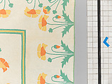 Quilt, appliqued, Cotton, American